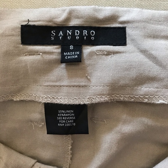 Linen Skirt by Sandro - Picture 2 of 2